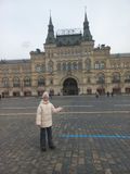 Дочка Виктория. Г. Москва.  Красная площадь 