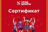 Сертификат участника урока