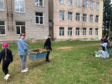 Школьный субботник.