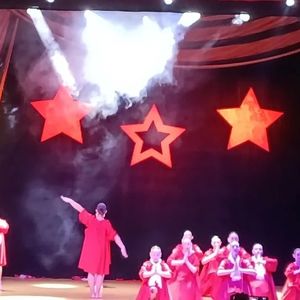 ВЫСТУПЛЕНИЕ ПОЛУЧИЛОСЬ  ОСОБЕННО ТРОГАТЕЛЬНЫМ