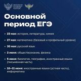 Основной период ЕГЭ