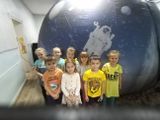 Посещение детьми передвижного планетария