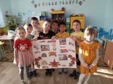 Изготовление детьми группы открытки-коллажа "День памяти-Сталинградская битва"