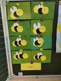 Наши замечательные пчёлки. Аппликация "Пчёлка" (заготовки - круги двух цветов)