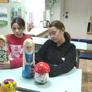 Занятие "Матрешка-русская душа"
