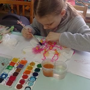 Мастер-класс по росписи ткани "Узелковый батик"