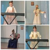 Участники концерта: Христова Александра, Куликова Дарья, Филатова Софья, Глухова Полина
