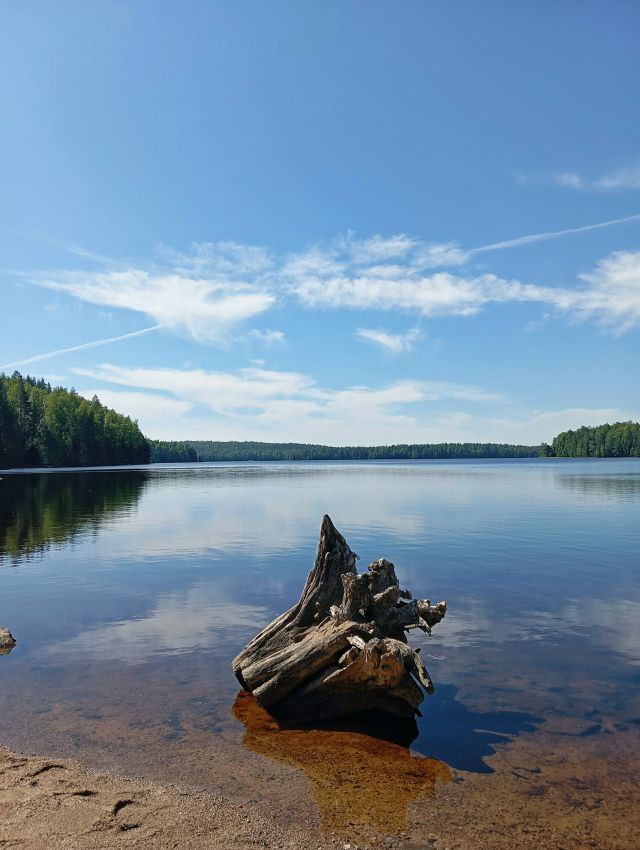 Река Суна и карельские деревни Кончезеро и Вороново