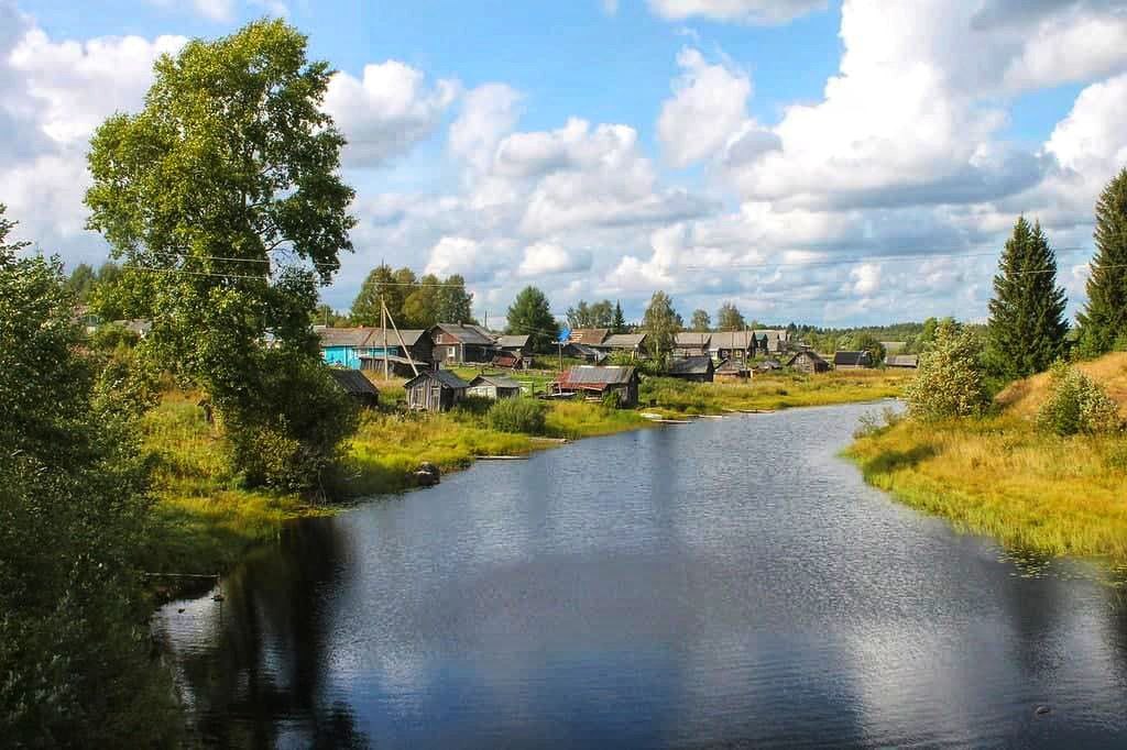 Посёлок Пряжа в Карелии