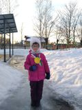 Март. Вечерняя прогулка
