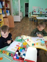 Рисование  "Осенний лес"