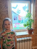 "Окно Победы" семьи Карсаковых Елизаветы и Тимофея 