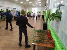 Митинг у мемориальной доски. Возложение цветов