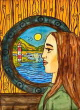 Маяк. Константинова М. Смешанная техника, а3