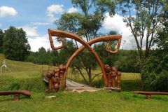 Мостик через речку Пез.