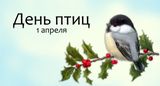 1 апреля — Международный день птиц.