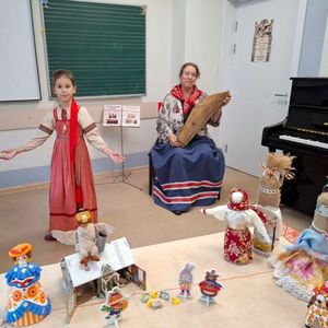 Ученица фольклорного отдела Варя Щеглова победила на Всероссийском конкурсе «Веселая Масленица»