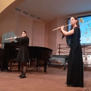 Состоялся концерт преподавателей и обучающихся секции   духовых и ударных инструментов «Гармонии мира в звуках и ритмах»