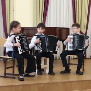 Юные аккордеонисты и баянисты ЖДШИ № 1 стали лауреатами Московского областного  конкурса «Весенние нотки»