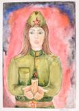Роменкова Варвара 11лет «Пускай огонь свечи, как символ веры...»