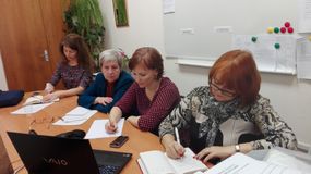 Любовь Кулакова, Елена Черненкова, Ирина Крутикова, Виктория Шарапова (26.09.2017 г.)