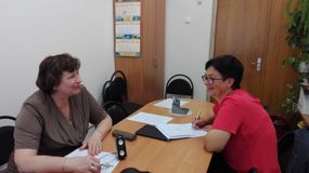 Председатели Комиссий Общественной палаты Республики Карелия Елена Аксентьева и Ольга Дьячкова