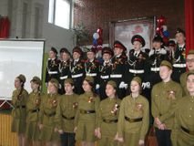 Выступление на Фестивале патриотической песни