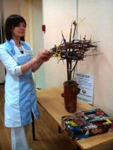 Татьяна Костромитина проводит мастер-класс