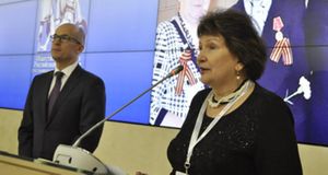 А.В. Бречалов и Н.И. Вавилова (27 сентября 2016 г., Москва, ОП РФ)