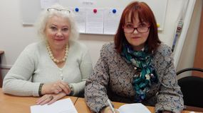 Лариса Бойченко и Виктория Шарапова (12.10.2016 г.)