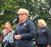 У микрофона Елена Кириленко