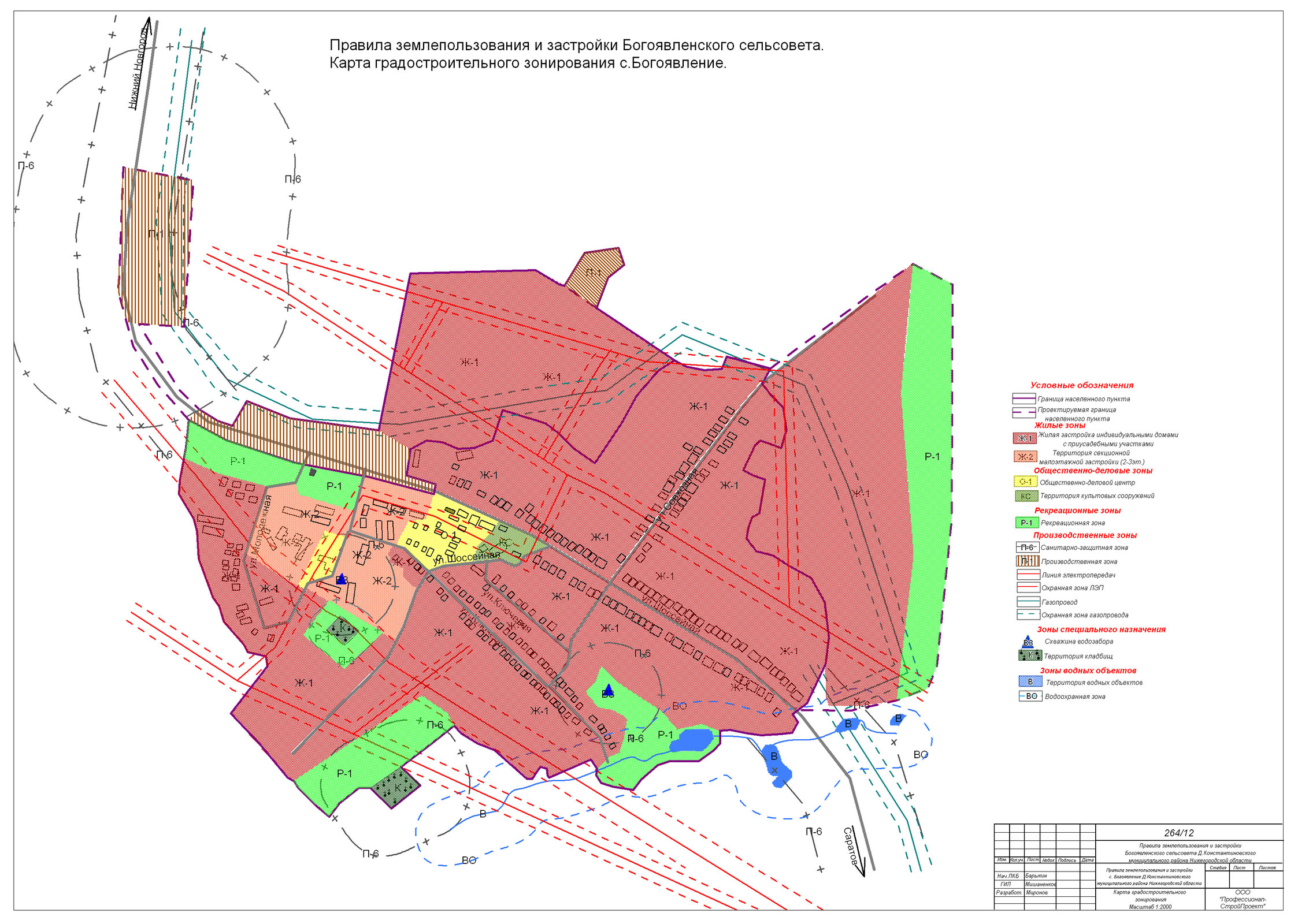 Карта дальнеконстантиновского района