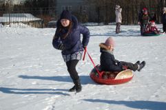 Катание на ватрушках