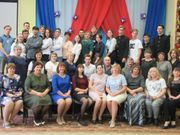 Коллектив учителей и старшеклассников на совместном совете 2019 год