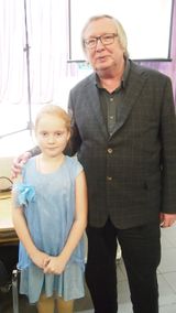 С членом жюри, композитором Харри Весманом (Финляндия)