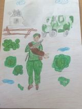 "Отважный солдат" Тятенкова Злата 