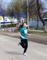 9 мая - 2017. Легкоатлетическая эстафета. Яна Станиславовна Незнаева