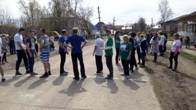 9 мая - 2017. Легкоатлетическая эстафета. Команды на этапе.