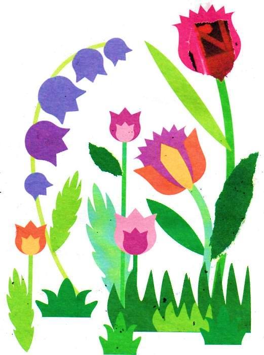 Аппликация цветы из цветной бумаги своими руками: цветы в вазе и шаблоны с фото