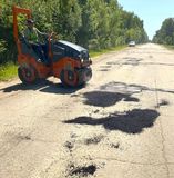 Ямочный ремонт на улице Мира завершён