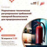 Нормативно-техническое регулирование требований пожарной безопасности для предпринимателей