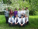 Выпускники 2007 с учителями