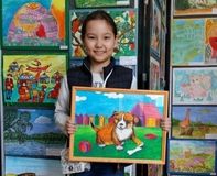 Нұрбаева Жаннұр - рисунок "Мой любимый питомец"