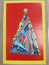 Новогодняя открытка Автор: Гаврилова Юлия. Куратор: Бабенко Екатерина Сергеевна. Дата публикации: 20 декабря 2021 года