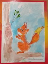 "Белочка". Автор: Азамат Аружан Руководитель: Жапарова Нургуль Мукановна Дата публикации: 04.02.2022