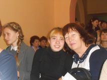 Призёр литературного кафе на иностранном языке Любил...люблю...любим... Максимова Алина с руководителем Михеенко Л.М.
