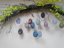 инсталляция к светлому празднику Пасхи, выполненная учениками 4 класса ИЗО