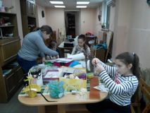 работа в 4 классе ИЗО на уроке декоративно - прикладного искусства