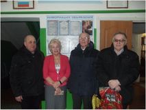 Рады встрече  Власков В.М., Зеленько Н.И., Смирнов В.Н., Костин А.Г.