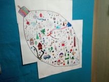 Гигантская раскраска 1,2 класс